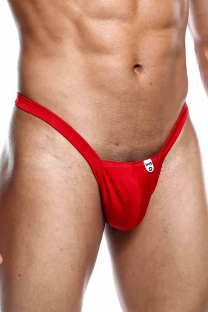MaleBasics - Y Buns Thong - Red - Stag Shop