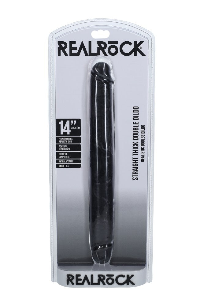 Shots Toys - RealRock - Thick Double Ended Dong - Various Sizes & Colors
