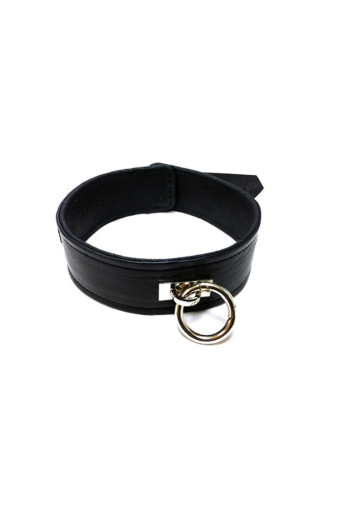 Rouge Garments - Leather Collar with O-Ring - Assorted Colors