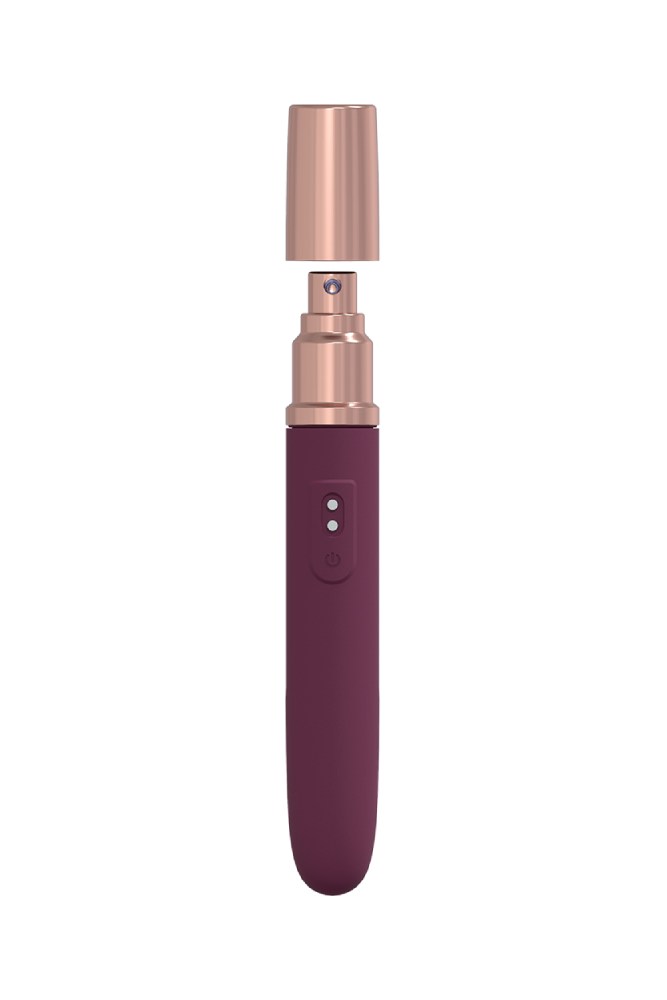 Shots Toys - Loveline - The Traveler Vibrator with Refillable Lube Storage - Various Colors