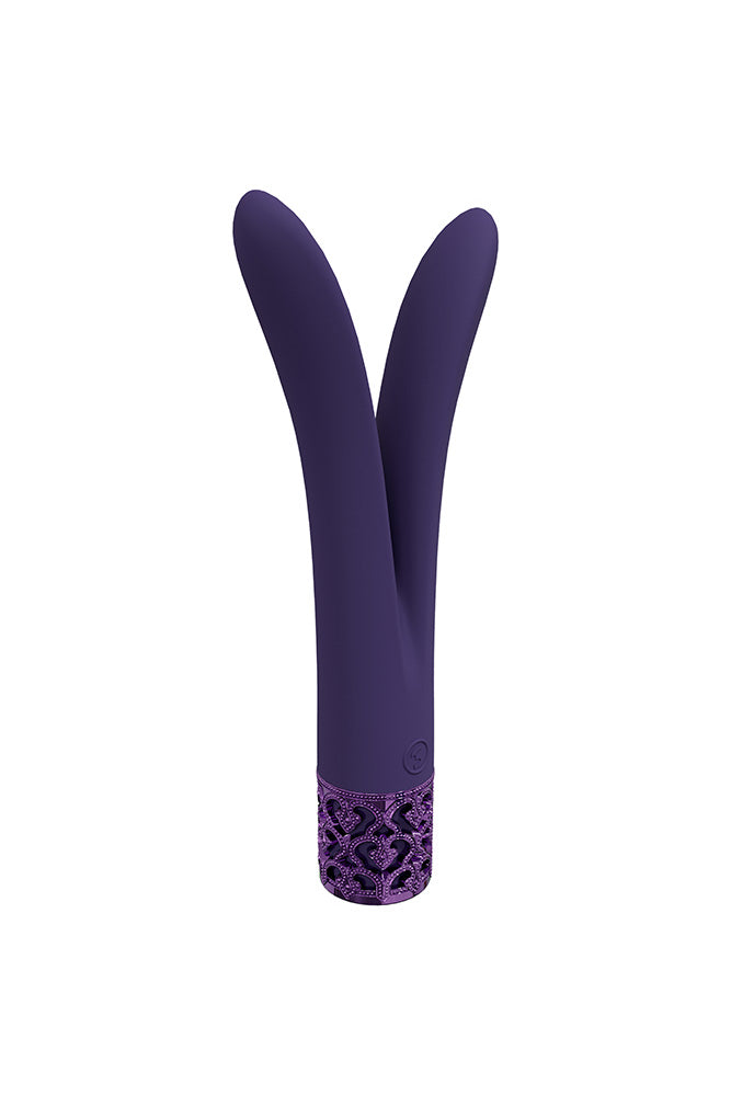 Shots Toys - Royal Gems - Dueling Queens Vibrator - Various Colors