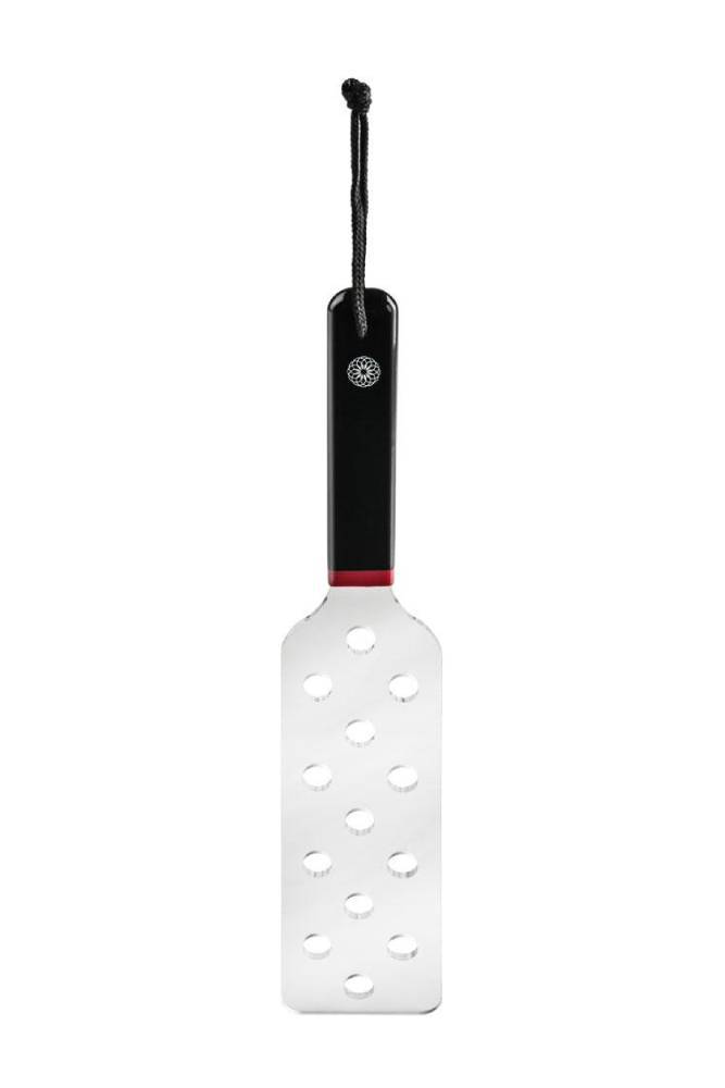 Sportsheets - Saffron Acrylic Spanker - Paddle - Black/Clear - Stag Shop