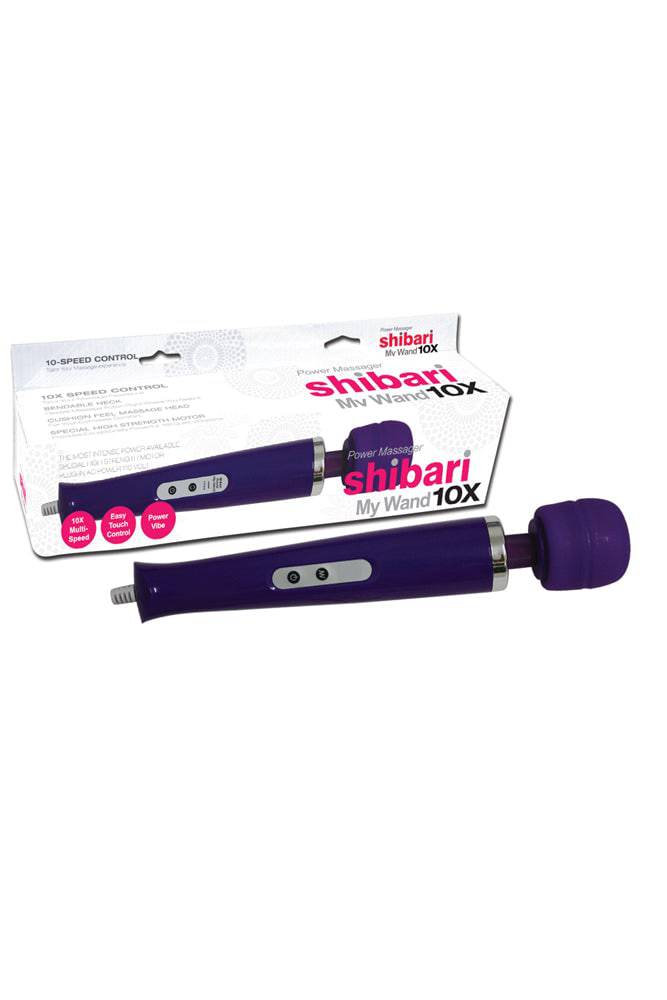 Shibari - My Wand 10X Massage Wand - Purple - Stag Shop