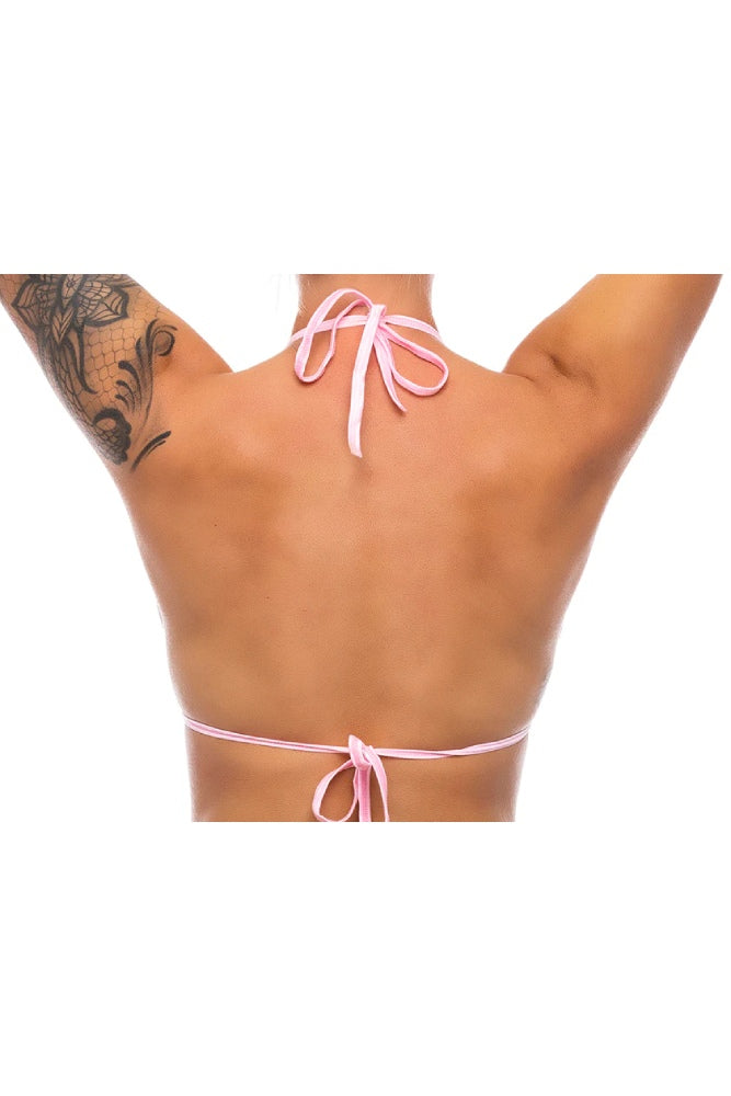 Bodyzone - Skinny Triangle Tie Up Bikini Top - Assorted Colours - Stag Shop