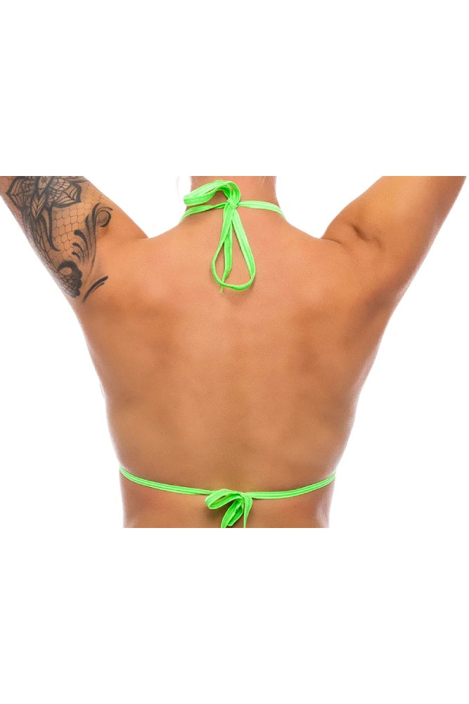 Bodyzone - Skinny Triangle Tie Up Bikini Top - Assorted Colours - Stag Shop