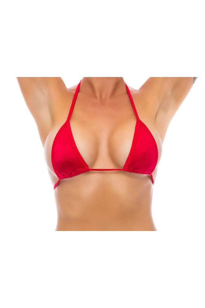 Bodyzone - Skinny Triangle Tie Up Bikini Top - Assorted Colours - Stag Shop