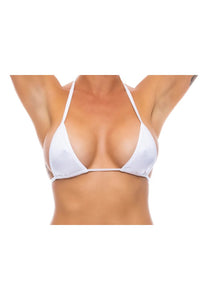Thumbnail for Bodyzone - Skinny Triangle Tie Up Bikini Top - Assorted Colours - Stag Shop
