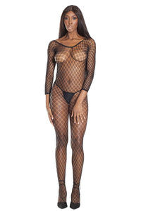 Thumbnail for Coquette - 1759 - Bodystocking - Black - OS - Stag Shop