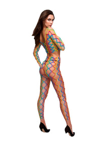 Thumbnail for Lapdance Lingerie - LC-88 - 2 PC RAINBOW CROP TOP & PANTS SET - Stag Shop