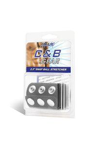 Thumbnail for Electric Eel - Blue Line - 2.5 inch Snap Ball Stretcher - Black - Stag Shop