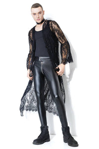 Thumbnail for Coquette - 20208 - Lace Robe - Black - OS - Stag Shop