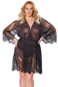 Thumbnail for Coquette - 22309X - Robe - Black  - OS/XL - Stag Shop