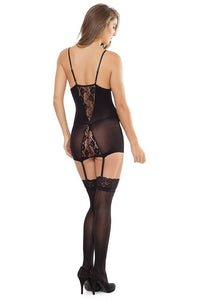 Thumbnail for Coquette - 2551 - Chemise - OS - Black - Stag Shop