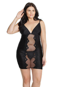 Thumbnail for Coquette - 2581X - Chemise - Black - OSXL - Stag Shop