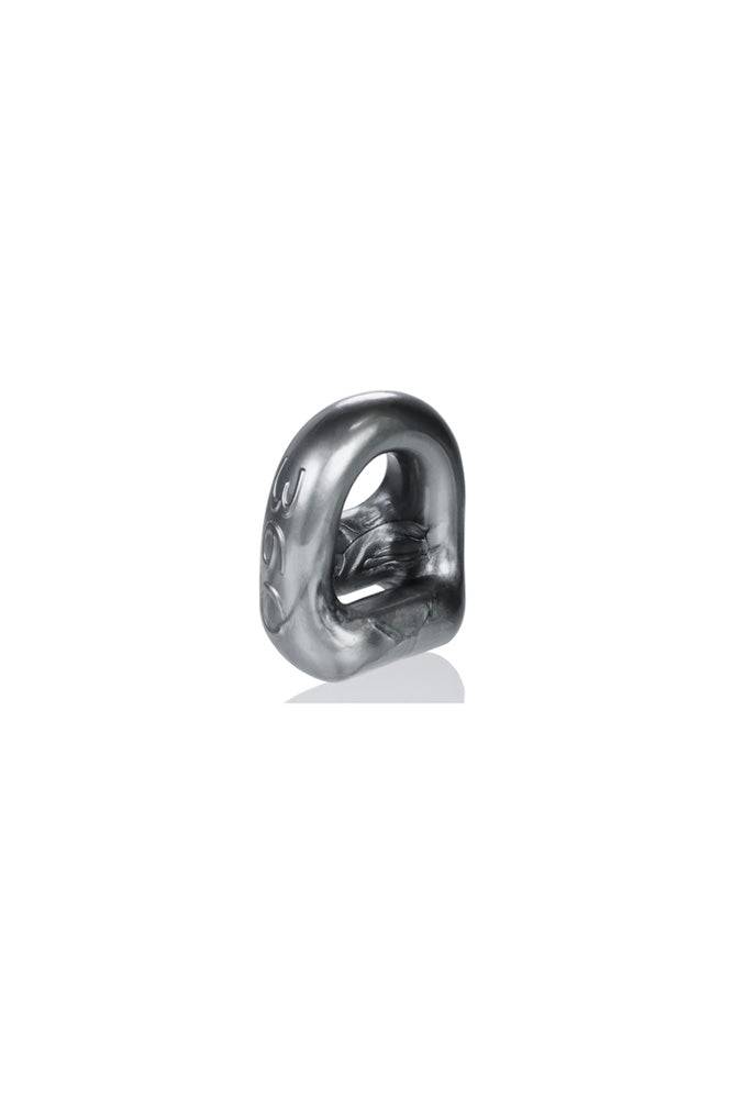 Oxballs - 360 Dual Cock Ring & Ball Sling - Grey - Stag Shop