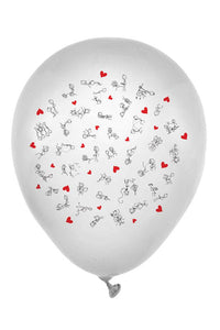 Thumbnail for Little Genie - Candyprints - Dirty Stick Figure Latex Balloons - 8 Pack - Stag Shop