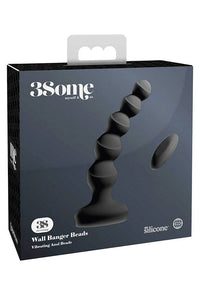 Thumbnail for Pipedream - 3Some - Wall Banger Beads Anal Beads - Black - Stag Shop