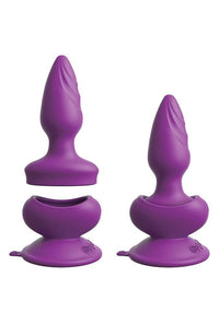 Thumbnail for Pipedream - 3Some - Wall Banger Butt Plug - Purple - Stag Shop