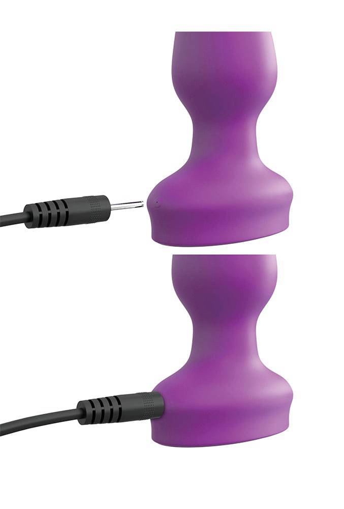 Pipedream - 3Some - Wall Banger Butt Plug - Purple - Stag Shop