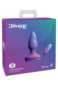 Thumbnail for Pipedream - 3Some - Wall Banger Butt Plug - Purple - Stag Shop