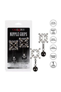 Thumbnail for Cal Exotics - Nipple Grips - 4 Point Weighted Nipple Press - Stag Shop