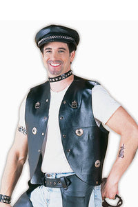 Thumbnail for Forum Novelties - Biker Hat - Black - Stag Shop