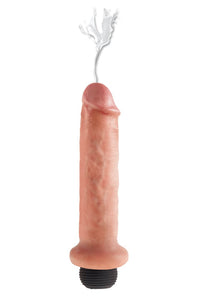 Thumbnail for Pipedream - King Cock - Squirting Realistic Cock - 7 inch - Beige - Stag Shop