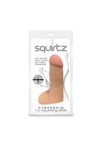 Thumbnail for Topco - Squirtz - 7.5 Inch Squirting Dildo - White - Stag Shop