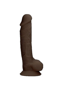 Thumbnail for Shots Toys - Real Rock - 7 Inch Dual Density Dildo w/ Balls - Brown - Stag Shop