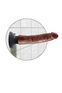 Thumbnail for Pipedream - King Cock - Vibrating Realistic Cock - 7 inch - Brown - Stag Shop