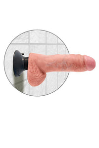 Thumbnail for Pipedream - King Cock - Vibrating Realistic Cock with Balls - 8 inch - Beige - Stag Shop