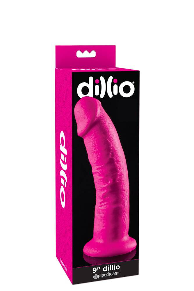 Pipedream - Dillio - Realistic Dildo - 9 inch - Pink - Stag Shop