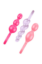 Satisfyer - Booty Call 3-Piece Plug Set - Multicolour