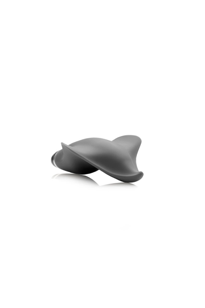 Clandestine Devices - Mimic + Plus Luxury Lay-On Vibrator - Grey - Stag Shop