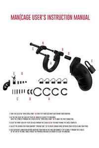 Thumbnail for ManCage by Shots Toys - Model 21 Cock Cage - 4.5 Inch - Black - Stag Shop