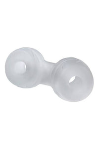 Thumbnail for Perfect Fit - Silaskin Cock Ring and Ball Stretcher - Clear - Stag Shop