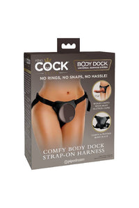 Thumbnail for Pipedream - King Cock Elite - Comfy Body Dock Strap-on Harness - Black - Stag Shop