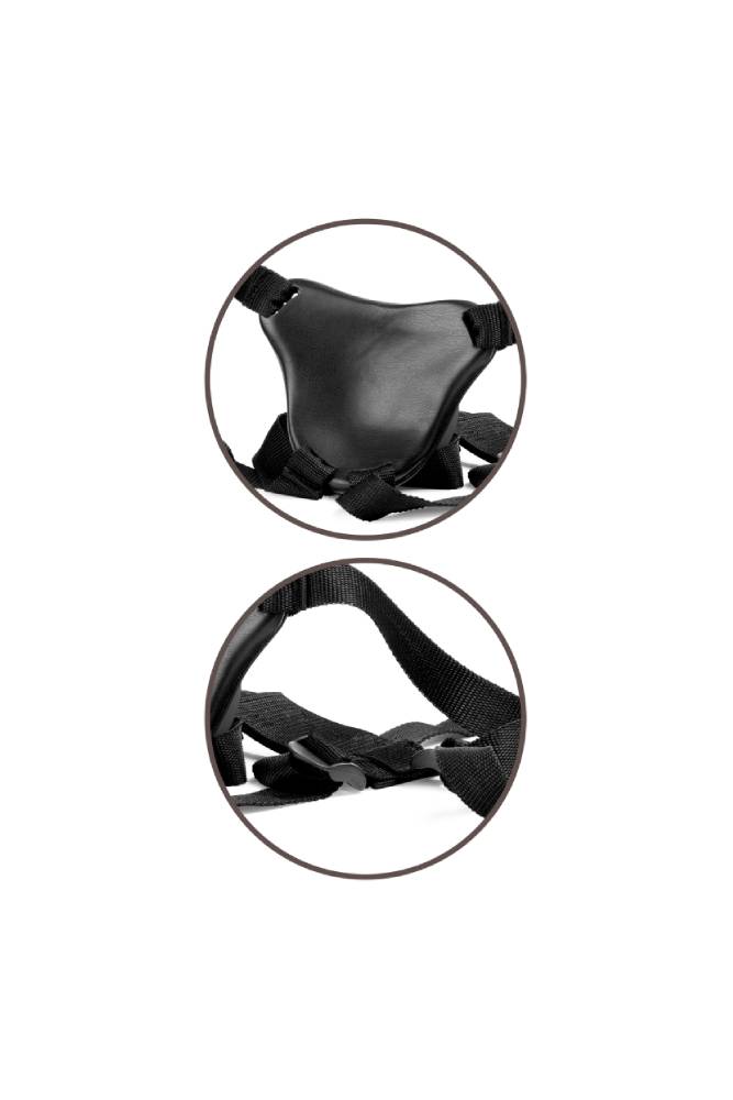 Pipedream - King Cock Elite - Comfy Body Dock Strap-on Harness - Black - Stag Shop