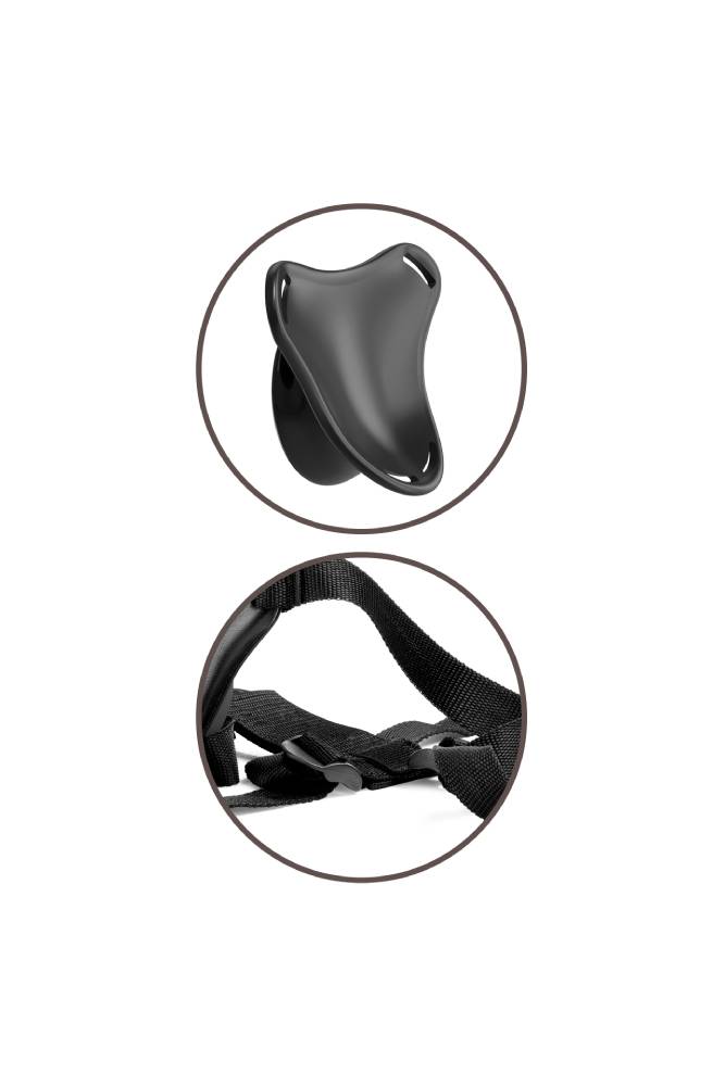 Pipedream - King Cock Elite - Beginner's Body Dock Strap-on Harness - Black - Stag Shop