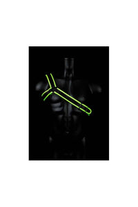 Thumbnail for Ouch by Shots Toys - Glow - Gladiator Harness - Glow in the Dark