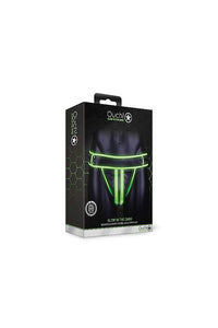 Thumbnail for Ouch by Shots Toys - Glow - Striped Jock Strap Style #2 - Glow in the Dark
