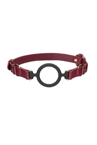 Thumbnail for Ouch by Shots Toys - Halo - Silicone Ball Gag - Burgundy - Stag Shop