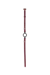 Thumbnail for Ouch by Shots Toys - Halo - Silicone Ball Gag - Burgundy - Stag Shop