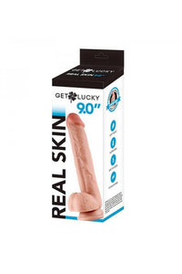 Thumbnail for Shibari - Get Lucky - Real Skin Dual Layer Dong - 9 Inch - Tan - Stag Shop