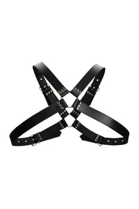 Thumbnail for Ouch by Shots Toys - Buckle Chest Harness - Black - OSL - Stag Shop