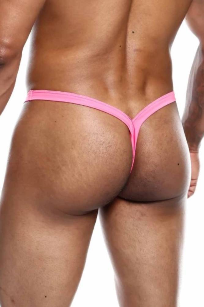 MaleBasics - Y Buns Thong - Hot Pink - Stag Shop