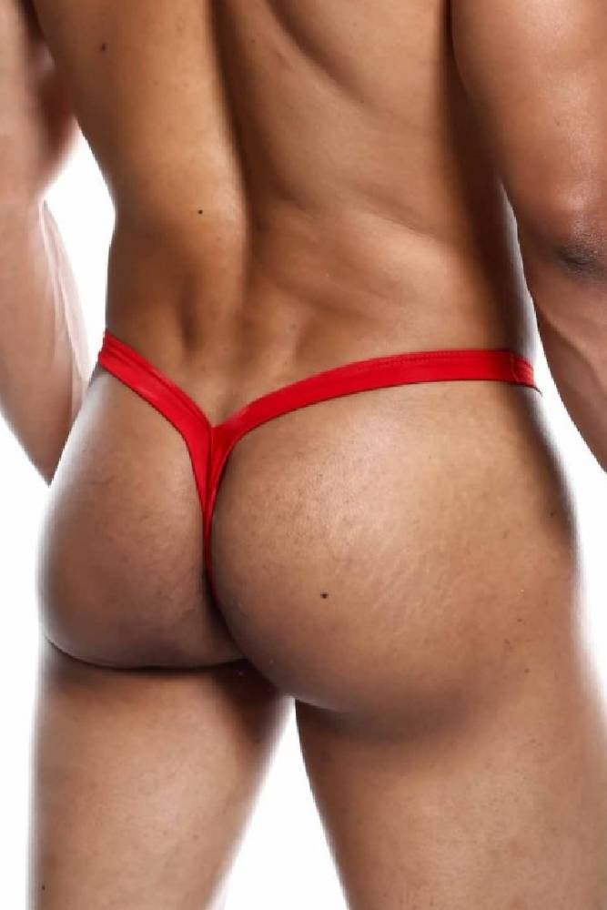 MaleBasics - Y Buns Thong - Red - Stag Shop