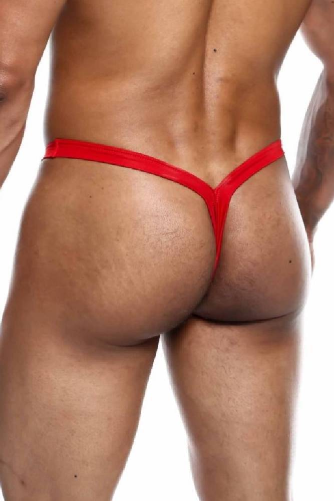 MaleBasics - Y Buns Thong - Red - Stag Shop