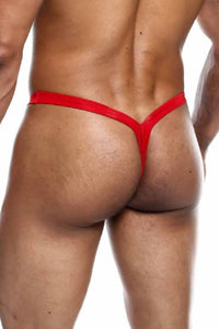 Thumbnail for MaleBasics - Y Buns Thong - Red - Stag Shop