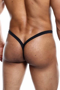 Thumbnail for MaleBasics - Y Buns Thong - Black - Stag Shop